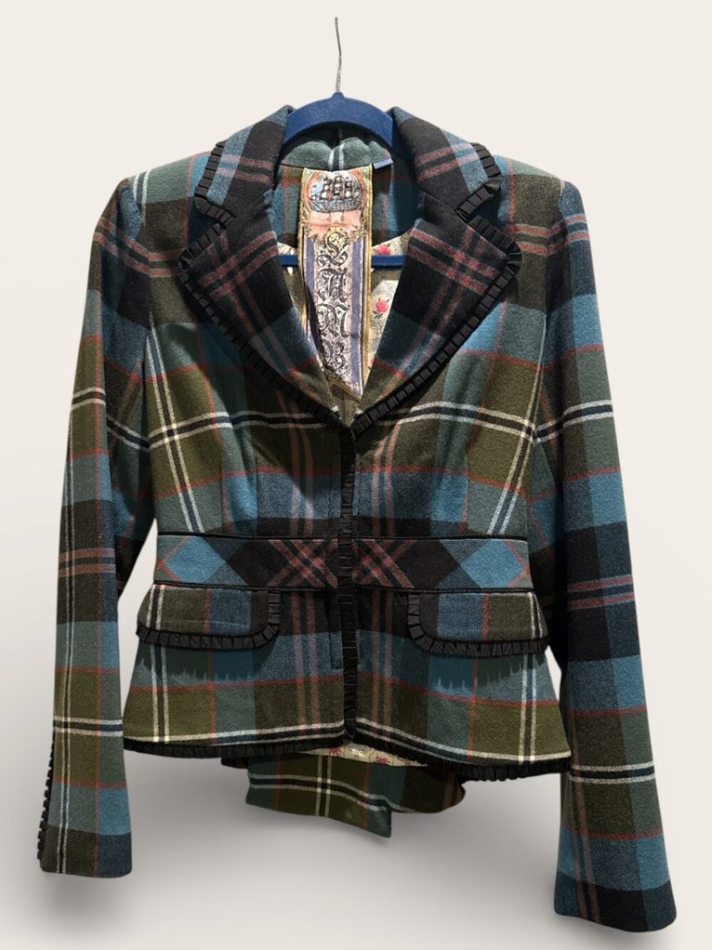 L.A.M.B. Tartan Women's 2-Piece Suit - 2005 - Very Vivienne Westwood influenced